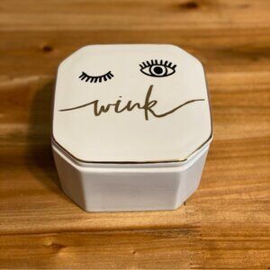 WINK jewelry box trinket box tidbit holder jewelry box catchall Valentine gift
